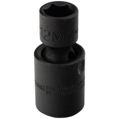 PROTO Proto J77412MP Impact Socket 3/8 in Drive 12mm 6-point