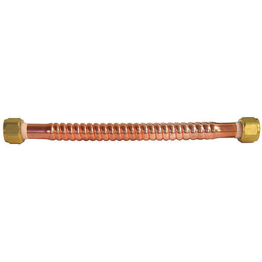 KISSLER Kissler 88-4110 Corrugated Water Heater Connector 3/4 in FIP x 18 in Pkg Qty 10