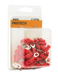 RHEEM Rheem 455022 Insulated Ring Terminals - #10 Stud - 22-18 Gauge Wire - Pack of 100