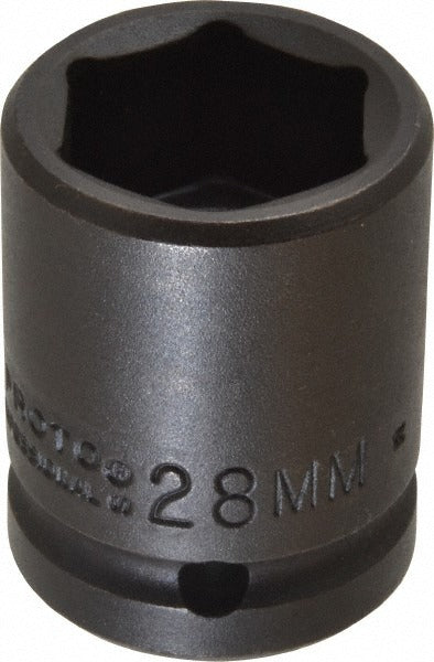 PROTO Proto J07528M Impact Socket 3/4 in Drive 28mm 6-point
