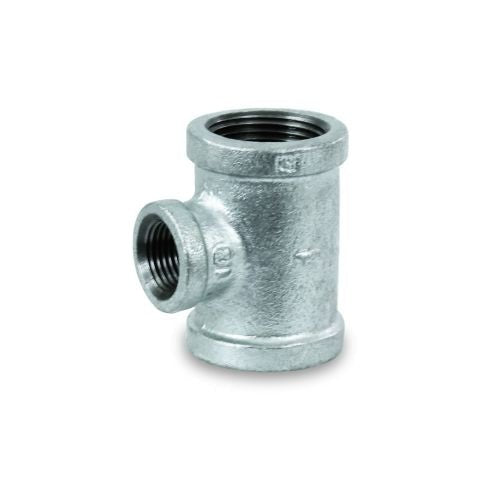 EVERFLOW Everflow GMRT1201 Reducing Tee Galvanized Malleable (1-1/2 inches x 1/2 inches)