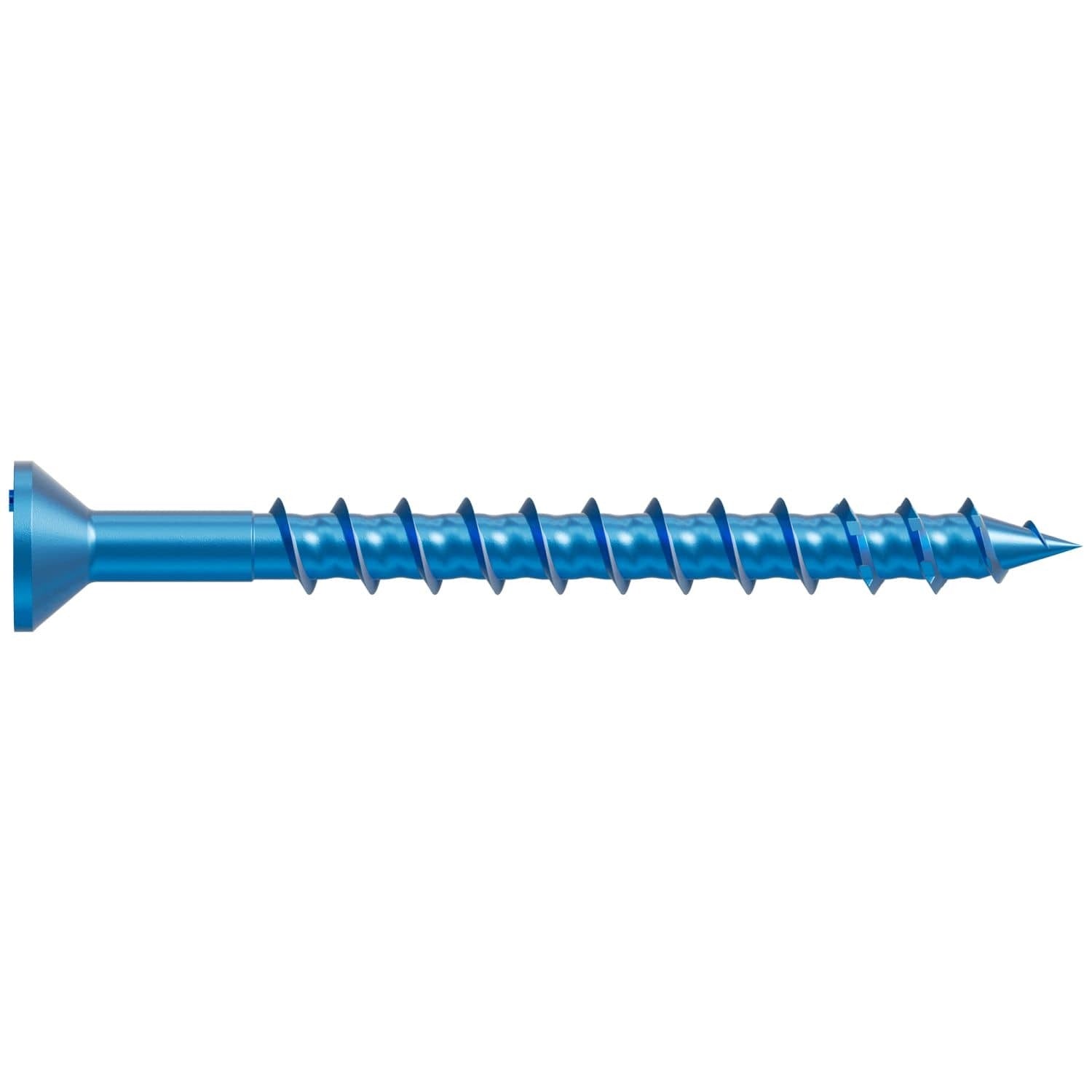 SIMPSON STRONG-TIE Simpson Strong-Tie TNT18214TFC25 Titen Turbo T25 flat head 3/16 in x 2-1/4 in 25-pack
