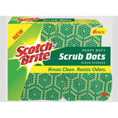 3M 3M MMM303064 Scrub Dots non-scratch scrub sponge (Pack of 6)