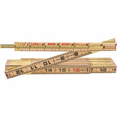 LUFKIN Lufkin TX46N Folding Rule 1/16 Inch Graduation Wood