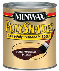 MINWAX Minwax 61380 Polyshades Satin Bombay Mahogany Stain Quart