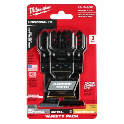 MILWAUKEE Milwaukee 49-10-9001 Multi-tool Blade Variety Pack 3pk