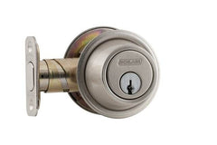 SCHLAGE Schlage Commercial B560FP619 Fire Rated Deadbolt Satin Nickel