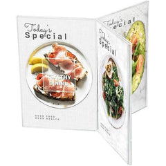 DEFLECTO Deflecto DEF4443 6-sided sign/menu holder (4 inches x 6 inches media / 1 each / six-sided) 4443