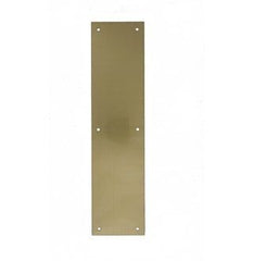 IVES Ives 82004416 Push Plate 4x16 Satin Brass