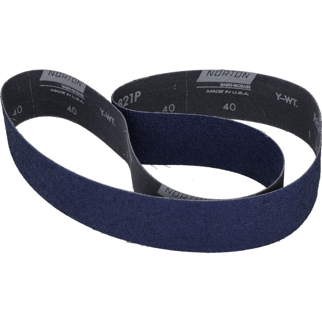 NORTON Norton 78072727102 Abrasive Belt 40 Grit 2x48 in Zirconia