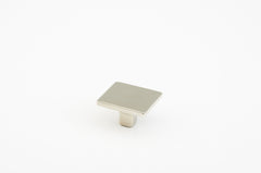 SCHAUB Schaub 360-15 Square Cabinet Knob Satin Nickel