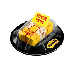 3M 3M MMM680HVSH Sign Here Flags in Desk Grip Dispenser 1 inches x 1.75 inches 200 Pack