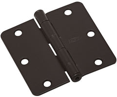 NATIONAL HARDWARE National Mfg N830-324 3.5 in Oil Rubbed Bronze Door Hinge 3 Pack