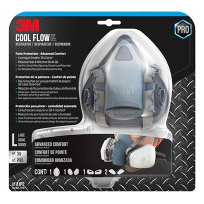 3M 3M 7513PA1-A-PS Large Pro Half Face Respirator Kit
