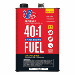 VP RACING FUELS Vp Racing Fuels 6291 Ready to Use 40:1 Premixed 2-Cycle Small Engine Fuel (1 Gallon) 62914