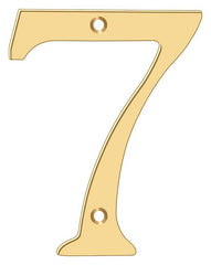 DELTANA Deltana RN4-7 Solid Brass House Number 4 Lifetime Brass