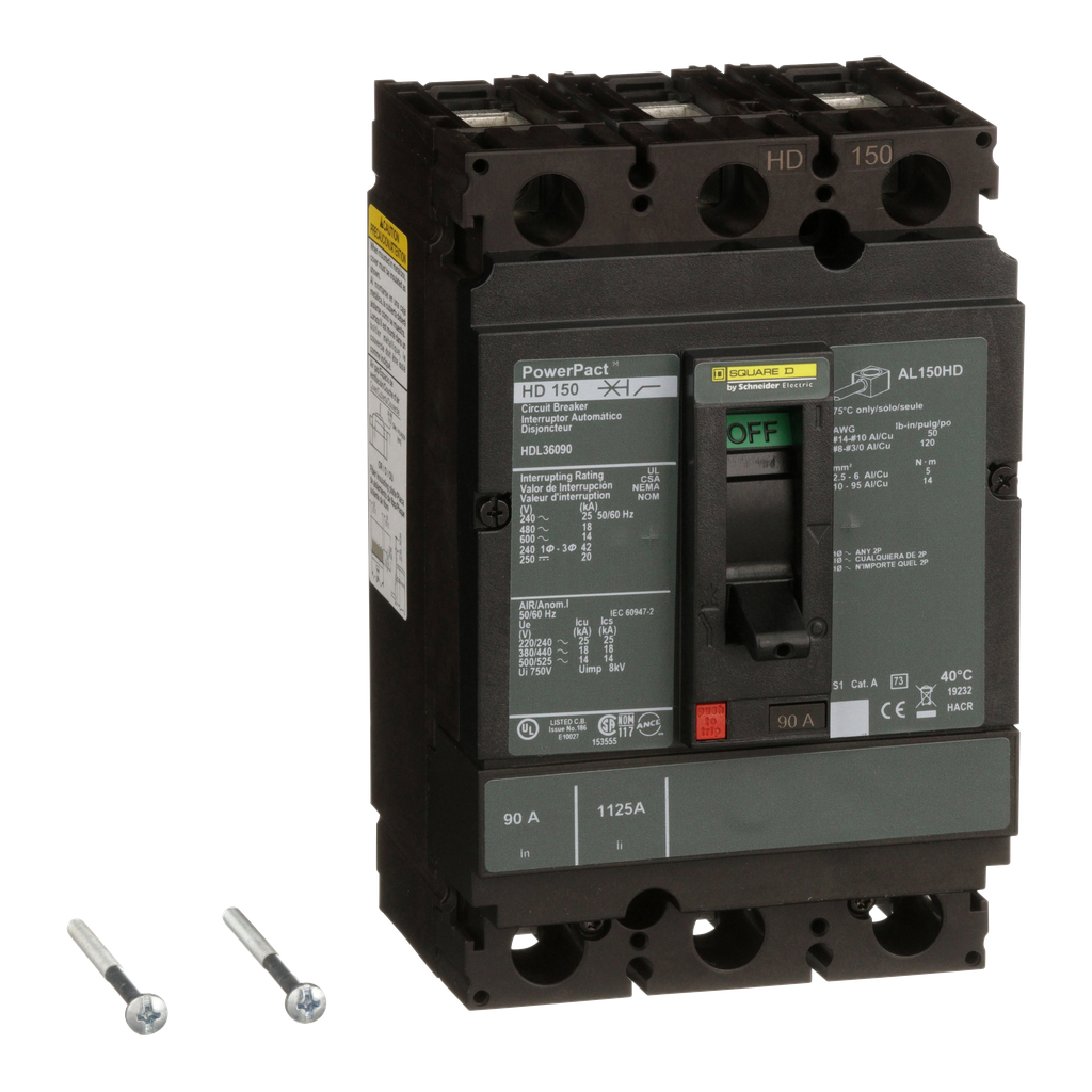 SCHNEIDER ELECTRIC HDL36090 CIRCUIT BREAKERS