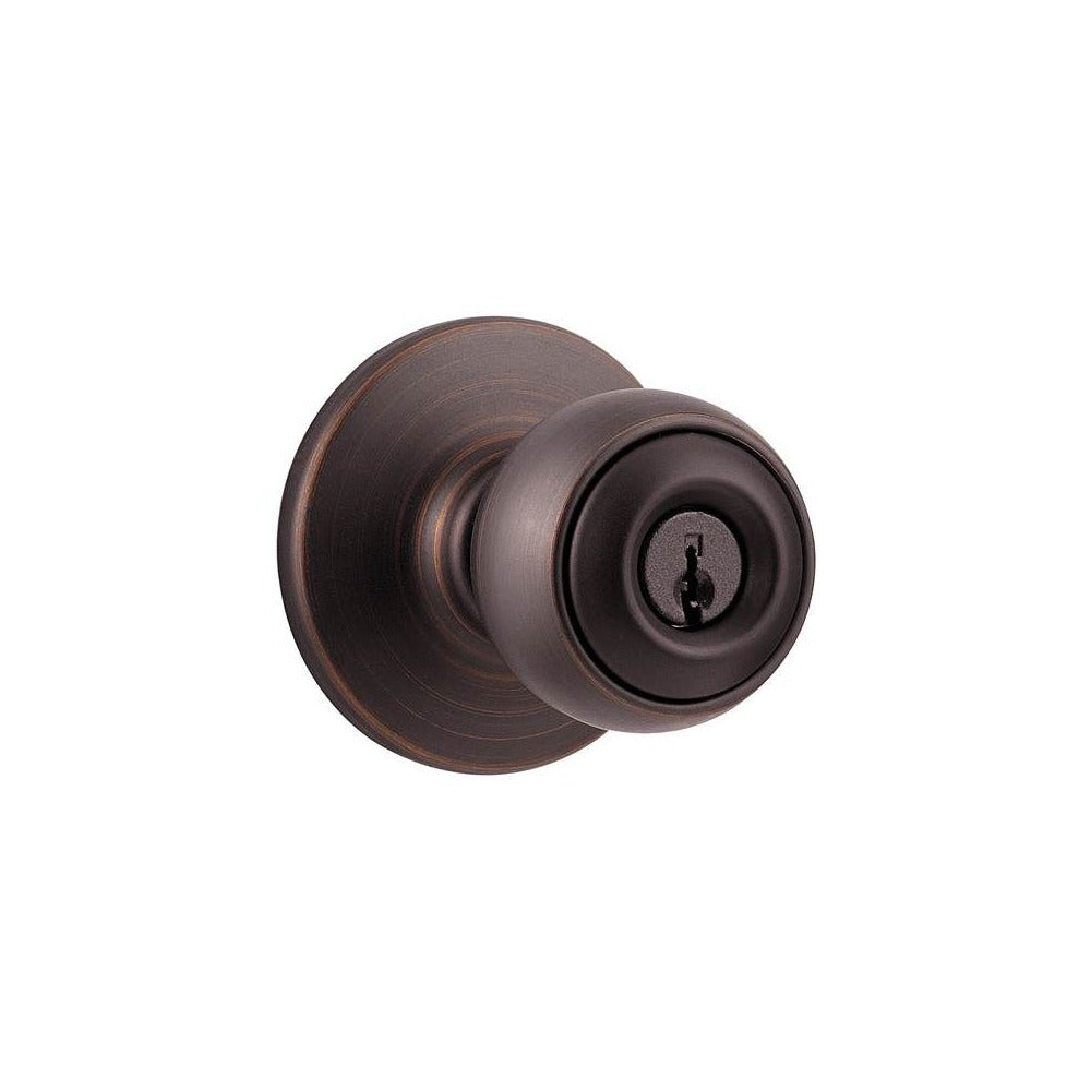 KWIKSET Kwikset 400P-11P Polo Knob Entry Lock Venetian Bronze