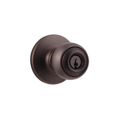 KWIKSET Kwikset 400P-11P Polo Knob Entry Lock Venetian Bronze