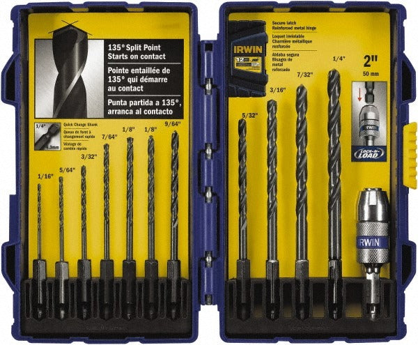 IRWIN Irwin 4935643 Jobber Length Drill Bit Set 12 Pc