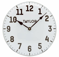 TAYLOR PRECISION PRODUCTS Taylor Precision Products 166 Dial Clock 12 Inches