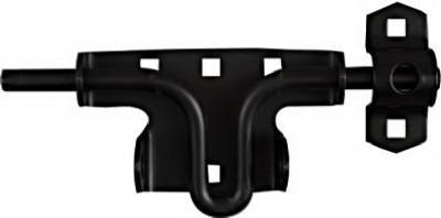 NATIONAL HARDWARE National Mfg N165-506 Slide Bolt Latch Satin Black 5 Pack