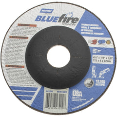 NORTON Norton 66252843204 Type 27 Grinding Wheel 4.5 in 24 Grit