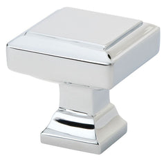 EMTEK Emtek 86295US26 Geometric Square Cabinet Knob Polished Chrome