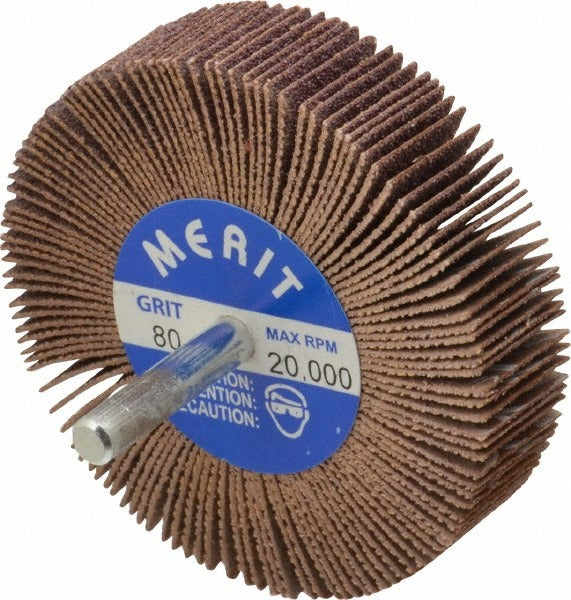MERIT Merit Abrasives 08834137441 Mounted Flap Wheel 80 Grit