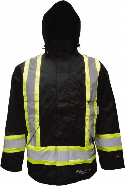 VIKING Viking 3907FRJ-M Fr Rain Jacket Medium Black 40 Inch Chest