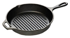 LODGE Lodge Mfg L8GP3 Cast Iron Raised Rib Grill Pan 10.25 in