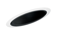ACUITY BRANDS Acuity Brands 24WWH 6 inches Downlight Tapered Baffle Trim Max 75W (6 in)
