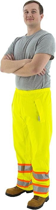 MAJESTIC Majestic 75-7351/x1 Hi-viz Rain Pants Ansi Class E Xl