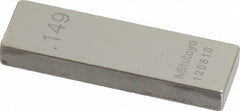 MITUTOYO Mitutoyo 611189-541 Steel Gage Block 0.149 in Grade AS-1