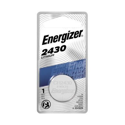 ENERGIZER Eveready Battery Co ECR2430BP 3V Lithium Coin Cell 6 Pack