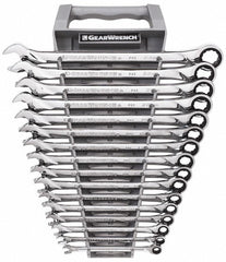 GEARWRENCH Gearwrench 85099 16 Pc Metric Ratcheting Combination Wrench Set