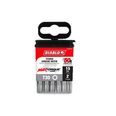 DIABLO Diablo DT302P15 2 inches #30 Torx Drive Bits (15-Pack)