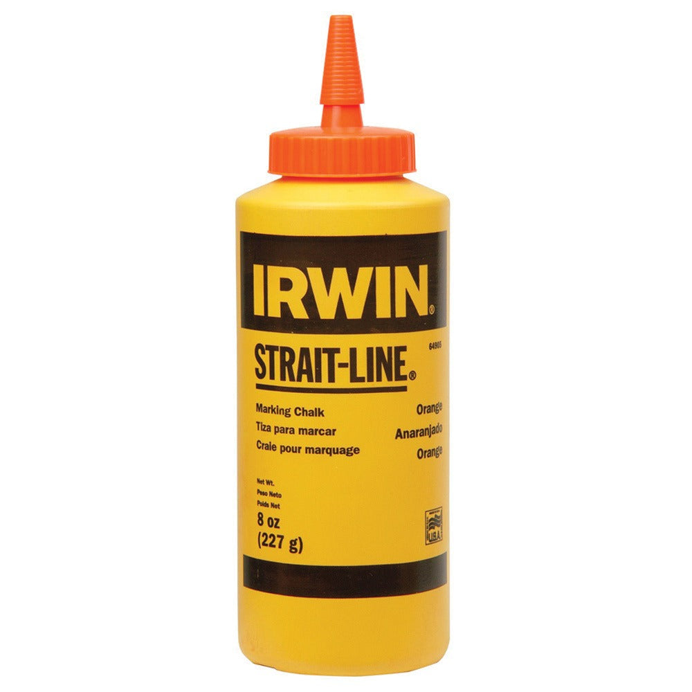 IRWIN Irwin 64905ZR Strait-Line Hi-Visibility Marking Chalk 8 oz (Pack of 1) 64905