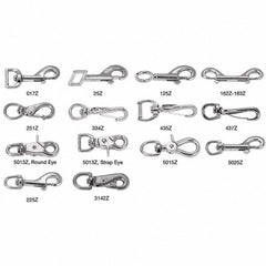 CAMPBELL Campbell T7615012 Swiveling Round Eye Bolt Snap 90 Lb