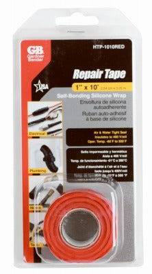 GARDNER BENDER Ecm Industries Llc HTP-1010RED Silicone Repair Tape 1x10
