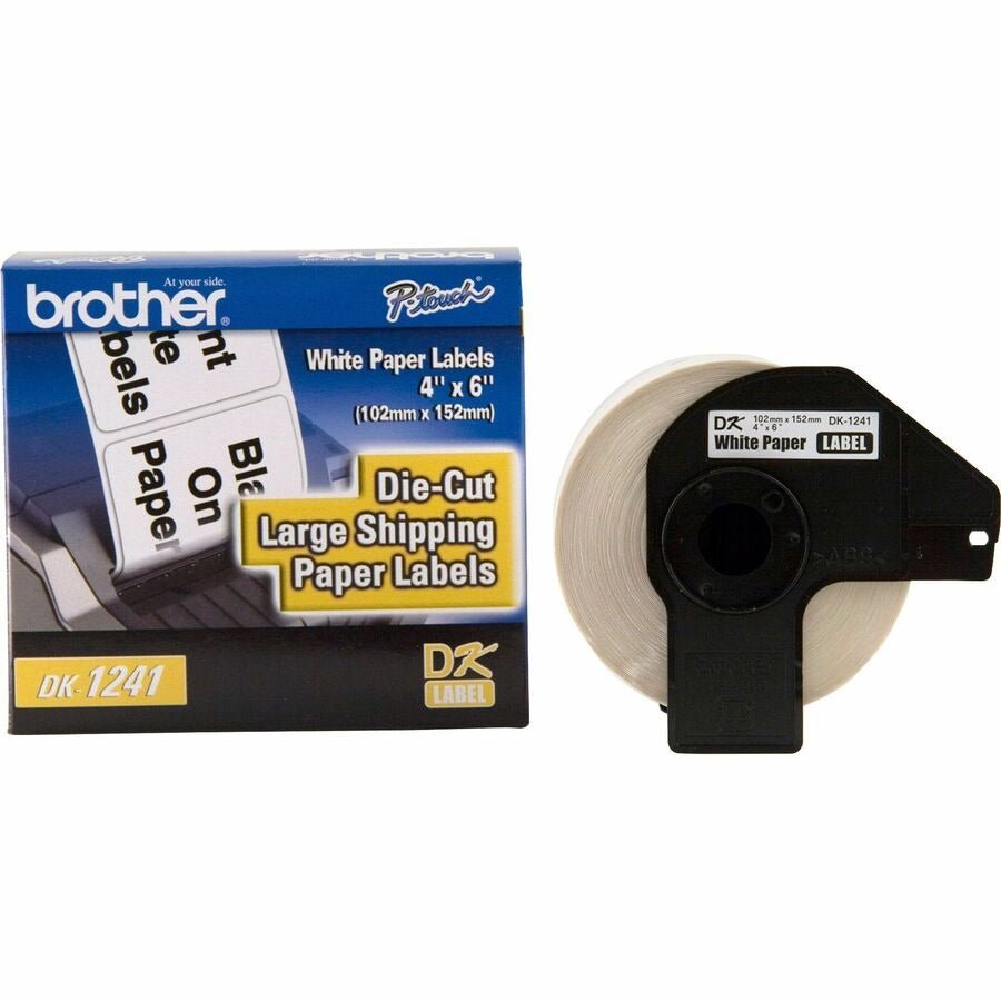BROTHER Brother BRTDK1241 Die-Cut Shipping Labels (4 x 6 inch, 200 per Roll)