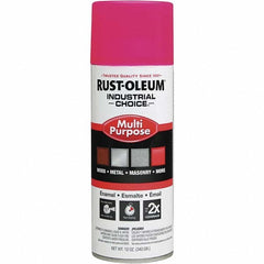 RUST-OLEUM Rust-oleum 1659830 Enamel Spray Paint Fluorescent Pink 16 Oz