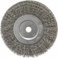 WEILER Weiler 93615 6 Inch Crimped Carbon Steel Wheel Brush