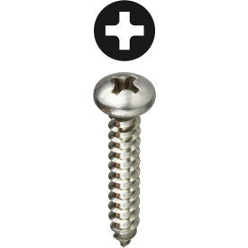 LH DOTTIE Lh Dottie PHSMSS101 Sheet Metal Screw #10 x 1 Inch Pan Head Phillips