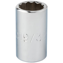 PROTO Proto J5419 Hand Socket 19/32 Inch 12-point 1/2 Drive