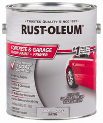 RUST-OLEUM Rust-oleum 225359 Concrete Floor Paint Gallon Gray Satin