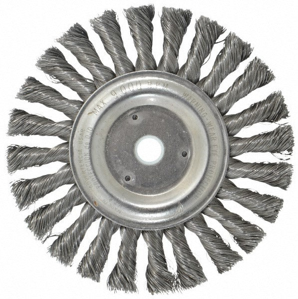 WEILER Weiler 94644 Knotted Wire Wheel Brush 6 Inch 9000 Rpm