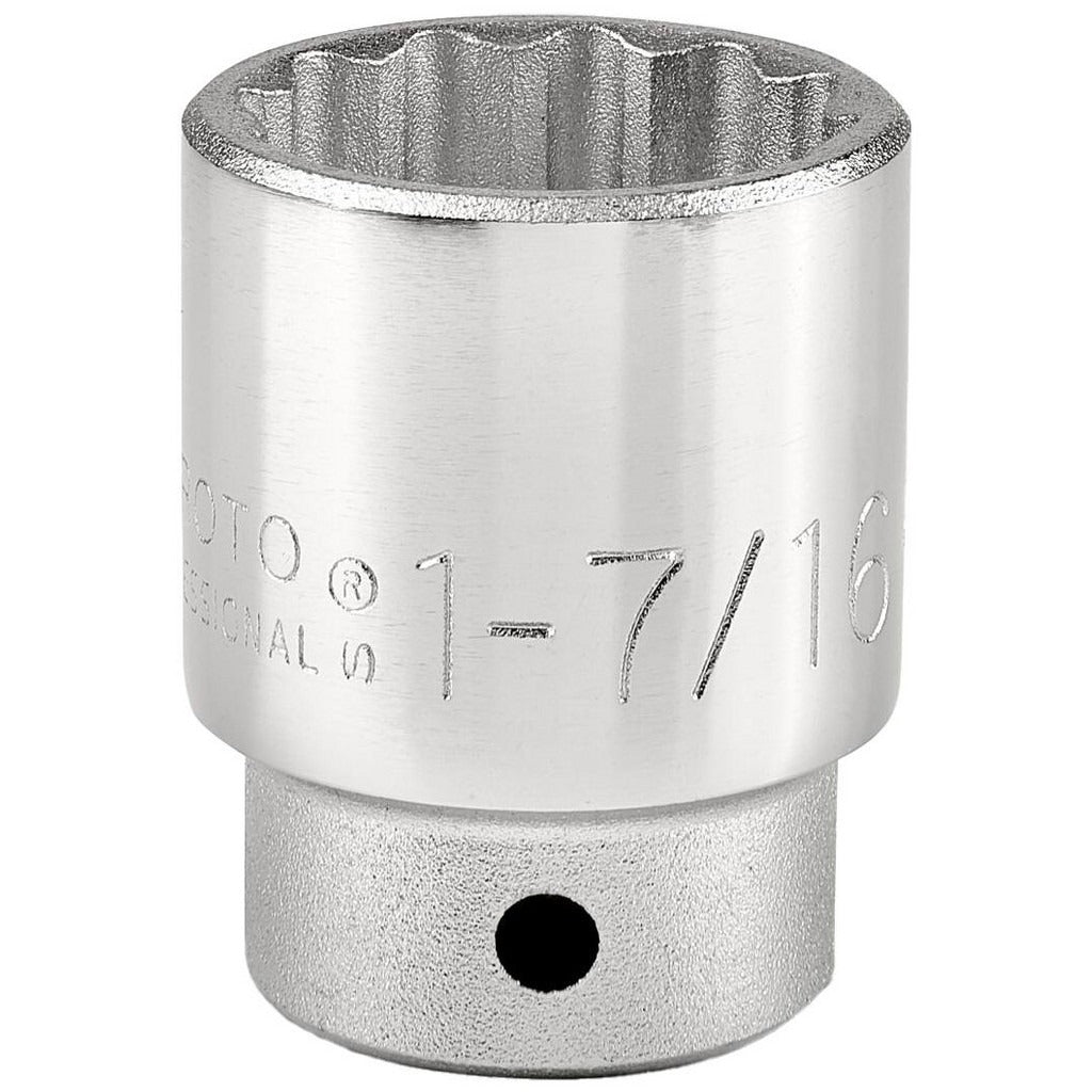 PROTO Proto J5546 Hand Socket 1-7/16 in 3/4 Drive 12-point