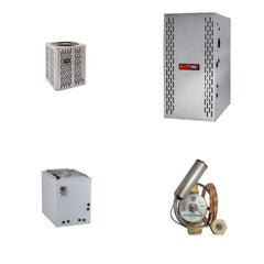 TRANE TRANE 48000 BTU R-454B 15.2 SEER2 Central Split Dual Fuel System (Heat Pump + Furnace + Coil)