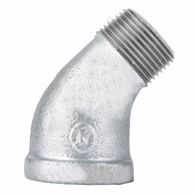 SOUTHLAND Bk Mueller 510-503HC 1/2 in Galvanized Street Elbow 45 Deg